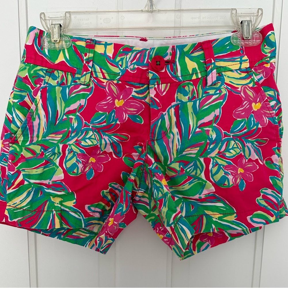 EUC LILLY Pulitzer Callahan Shorts Size 0